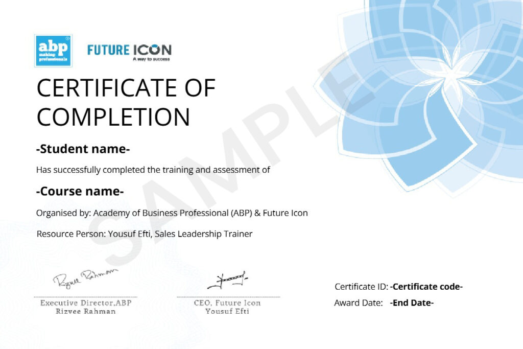 Selling Skills Certificate