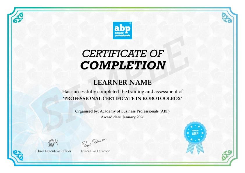 Kobo-Toolbox-Certificate