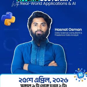 Python Programming Masterclass: With Real-World Applications & AI