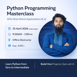 Python Programming Masterclass: With Real-World Applications & AI