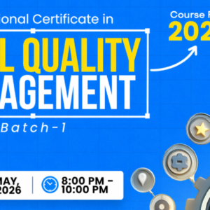 Professional Certificate in Total Quality Management (TQM) & Process Excellence