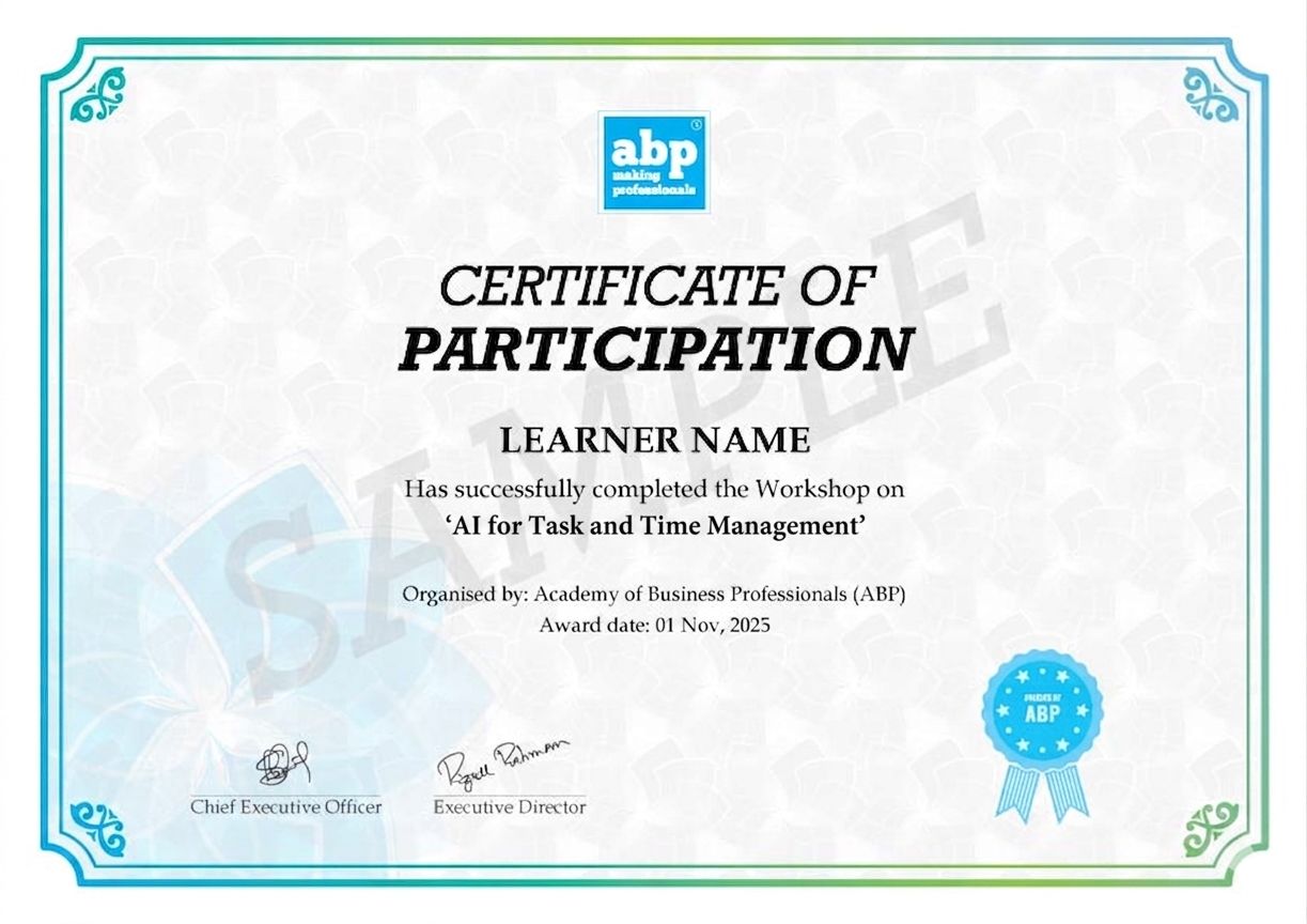Course Certificate