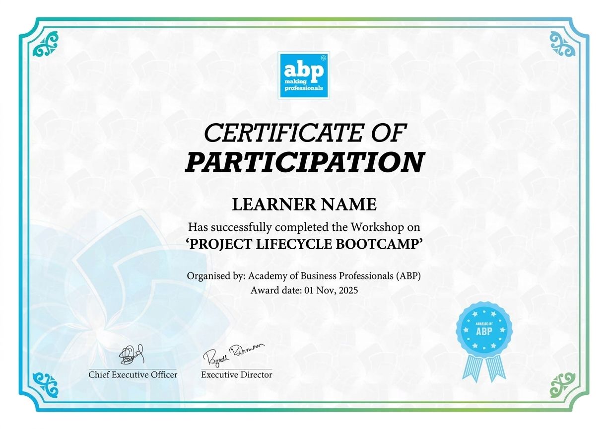 Bootcamp Certificate