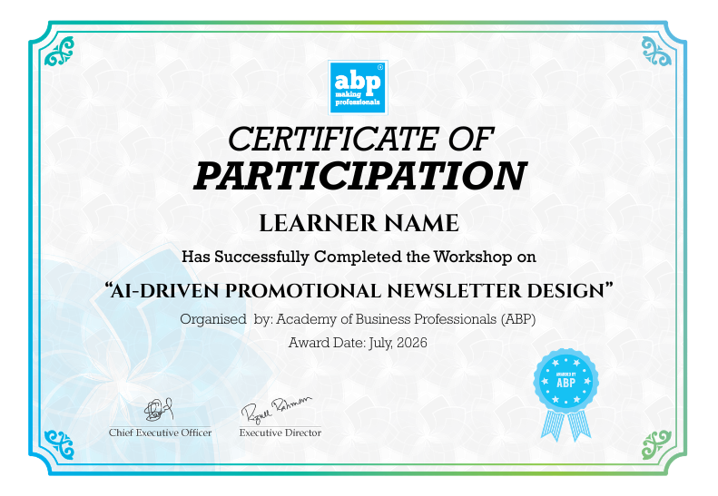 Certificate of Completion
