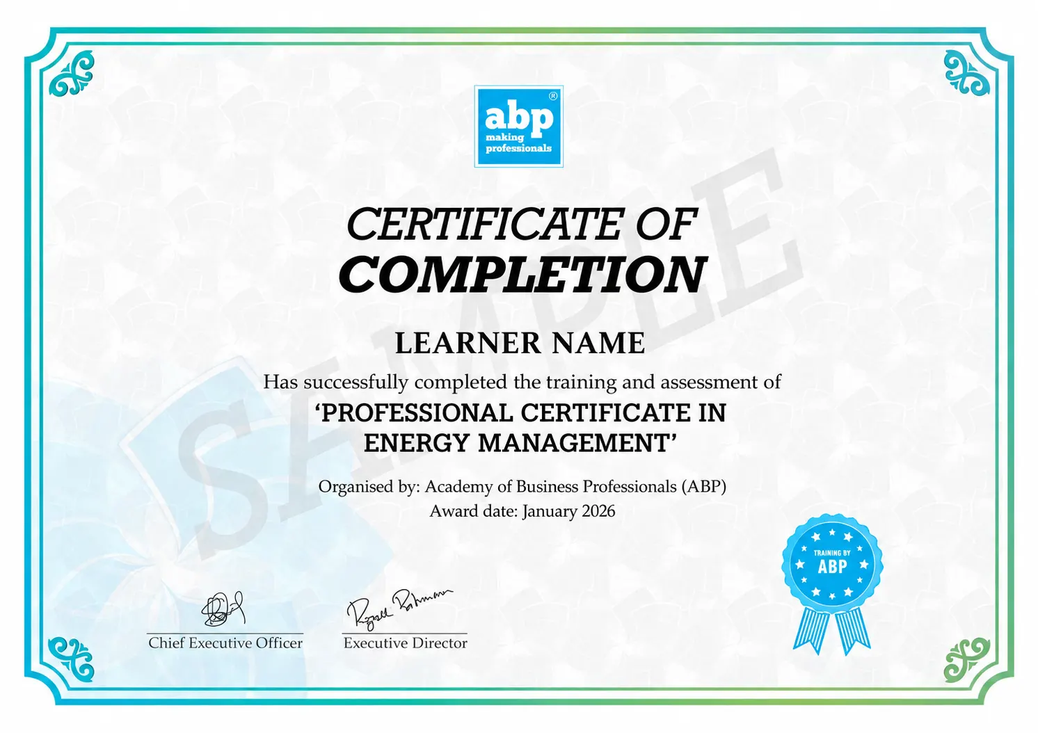 Official PCEM Certificate